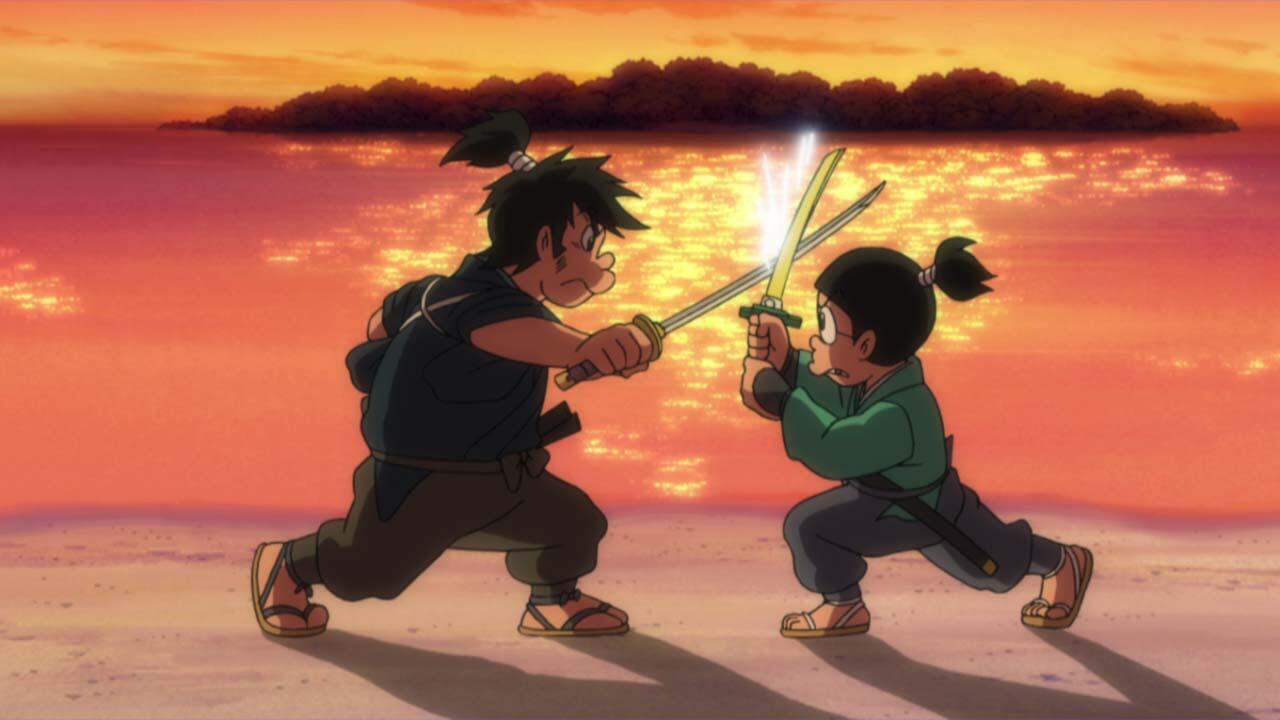 ドラえもん公式 ドラえもんチャンネル アニメ情報 今夜７時は ドラえもん のび太vs武蔵 巌流島ちょっと前の戦い をオンエア Http T Co Vblvbybhlm しずかちゃんをめぐって２人が対決 のび太が最強剣士 宮本武蔵に挑むっ W Http