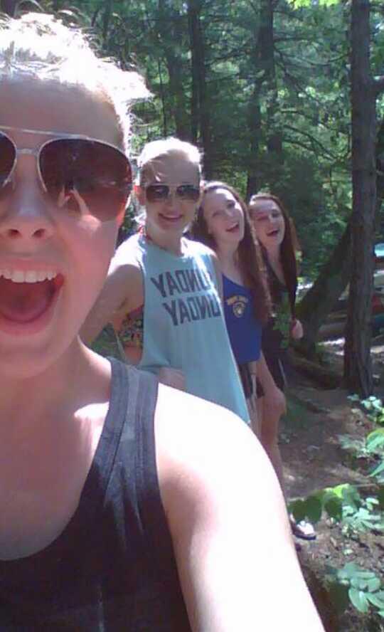 #tbt with the 3 best friends that anyone could have @WendtLauren @kailynmariah @VictoriaAshley6 #wildernessadventures