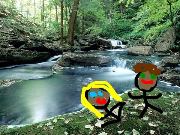 harrytease's tweet photo. #hessamemories first time by the stream <333333 http://t.co/T5kOKzaOyC