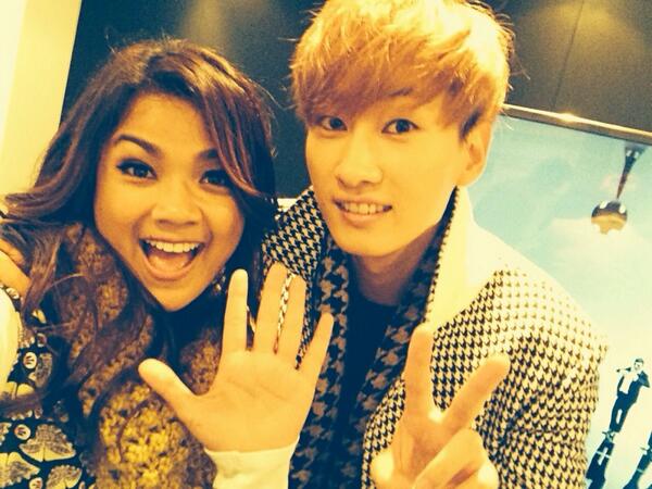 nirina_zubir's tweet photo. Hai eun hyuk @AllRiseSilver ... Thanks for the dancing lesson yesterday...take care in japan http://t.co/AHhUnmet9u