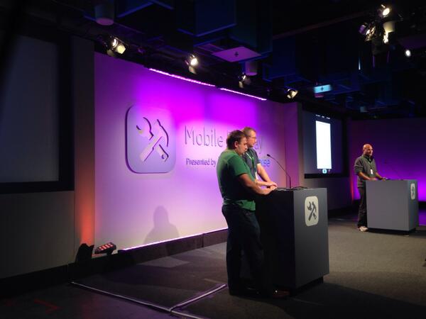 MetaforDevs's tweet photo. Hackathon project presentations are underway at #MobileDevDay - which is your favorite? http://t.co/MXr1ATwMZB