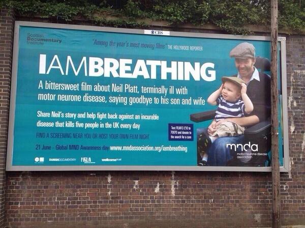 mndassoc's tweet image. TV DEBUT! Our #MND awareness film I Am Breathing hits the small screen on @Film4 - Nov 24 at 11.15pm.