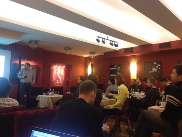 igzebedze's tweet photo. Darko Butina o prodaji podjetja na jutranjem srecanju @silicongardens.si http://t.co/SGay4SDWMk