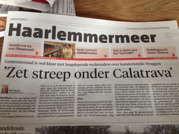 Pietoke's tweet photo. Slechte Tenders leveren dito produkten. Gemeente Haarlemmer voortaan toch anders doen....!? http://t.co/3qeBu8moxj