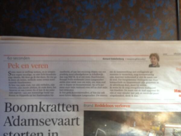 Volkomen eens met <a href="/RichardS_HD/">Richard Stekelenburg</a>. Wat een idioot plan om Haarlem om te dopen in Kennemerstad #PekEnVeren