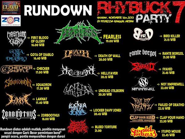 rundown #RhybuckParty_VII