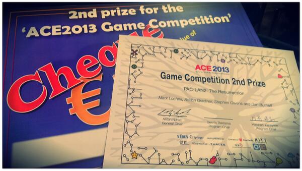 marklochrie's tweet image. A nice way to end your birthday with an award in the game competition #ace2013