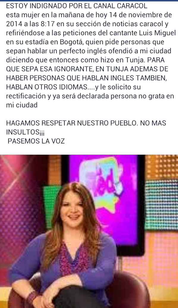 andresgomcas's tweet photo. @LaRedCaracol @CaracolRadio @carlitosvargasm @apuntesdecata @CaracolTV . Que belleza. Un apunte de reina bruta. http://t.co/GYO5ANQFQX