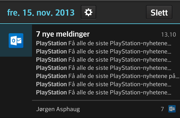 Asph91's tweet image. Muligens fått en mail fra @PlayStationNOR