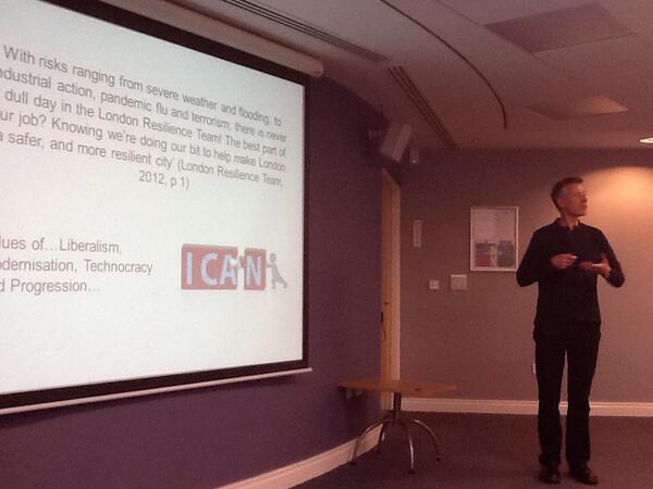 curbyork's tweet photo. Rob Imrie from @SociologyGold on austerity politics of regeneration @esrc #recap3 seminar. http://t.co/wzi26VrwTl