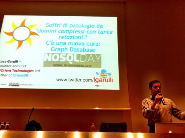 drigani's tweet image. @lgarulli C&apos;è una nuova cura Graph DB #nosqlday #pugfriuli /cc @mvlabsit