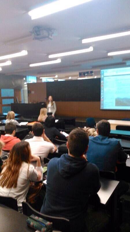 PROFOMUR se introdujo ayer en la UMU, 4º Curso del Grado de Relaciones Laborales y Recursos Humanos <a href="/anika_martinez/">Ana Martinez</a>