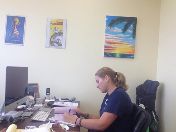 BeachAviation's tweet image. Another student getting ready for pre-solo written. Will you be the next one?! #flightinstruction #beachaviation