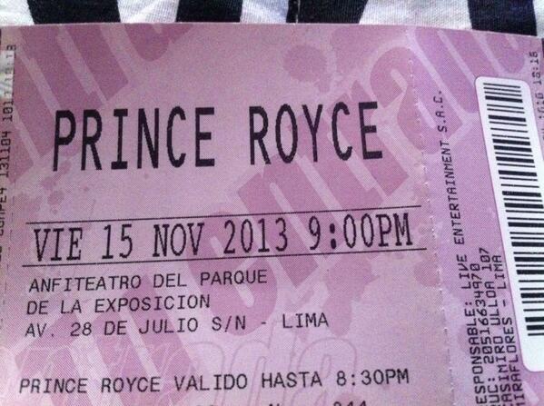Musicmakerperu's tweet photo. ¡Esperamos disfrutes este gran concierto! RT @MoTorresG Hoy somos Prince Royce!!!! Bachata total!!!! Yujuuuuuu!!!! http://t.co/t7eJEvCTCA