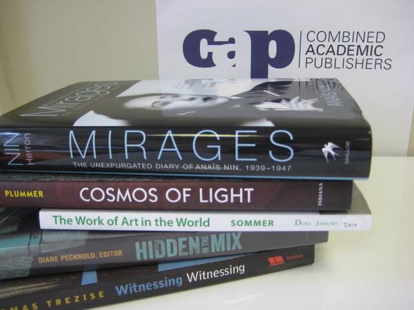 MNGUP_Books's tweet photo. @BookSpinePoetry some #bookspinepoetry for the weekend courtesy of @DUKEpress @FordhamPress @iupress &amp; @OhioUnivPress http://t.co/QvCl5C4uXB