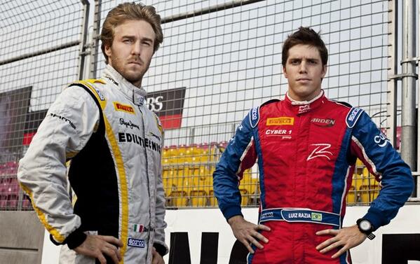 FakeValsecchi's tweet photo. @davidevalsecchi And @luizrazia: Great Drivers.. But: No Money, No F1... :(   This is Lamentable http://t.co/nIMyG1CWEP