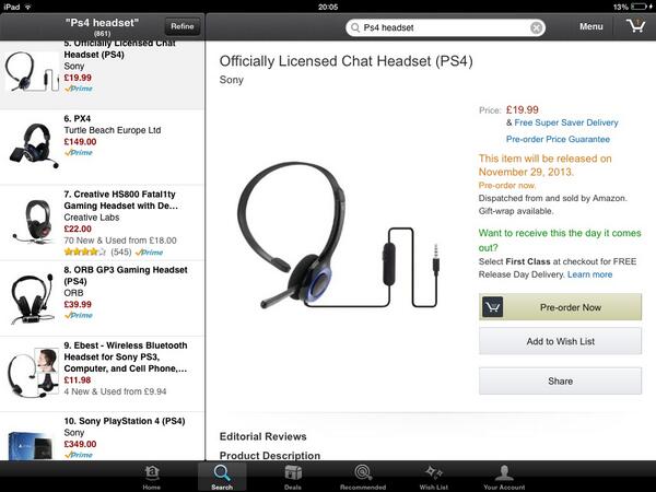 everythingGame9's tweet image. Sony approved ps4 headset