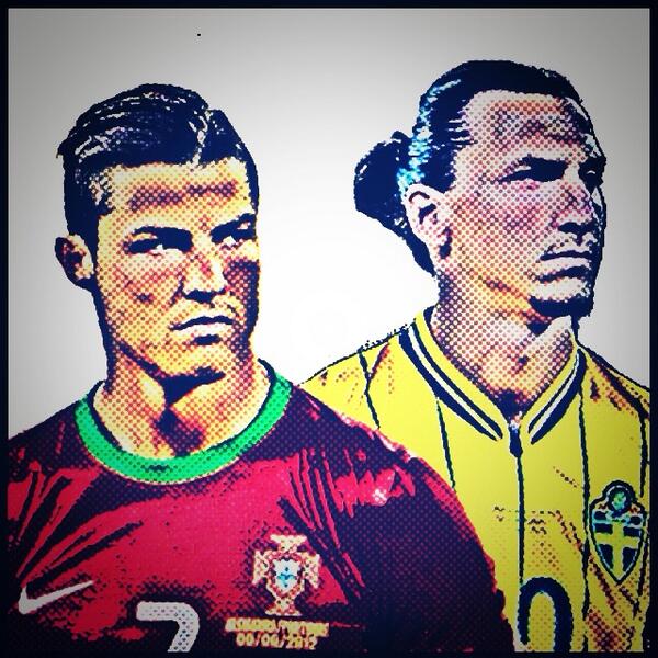 choose your side #cr7 #zlatan #playoffs #portugal #sweden #porswe #fifa #worldcup2014