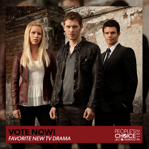 cworiginals's tweet photo. Don't forget to vote for #TheOriginals for Favorite New TV Drama! #PeoplesChoice http://t.co/4669T9sgOg http://t.co/E4j9bEktG1