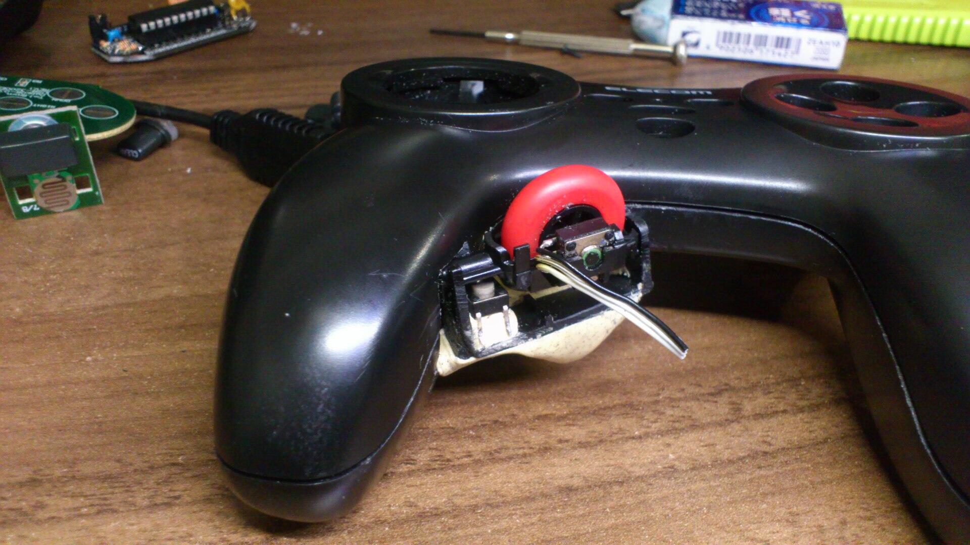 左手コントローラー 自作 Twitter