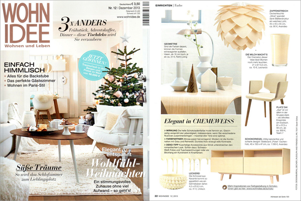 Wir in der #WOHNIDEE! Silvia #Deckenleuchte: bit.ly/17ywZ5o, Poise #Sideboard: bit.ly/1dyWuCi Danke!