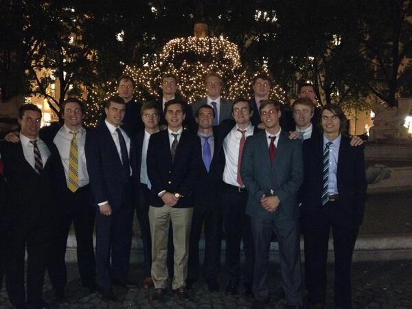 DickinsonLax's tweet image. Successful senior trip to NYC. Alumni at Barclays, BCRE, and Stifel were great #NYC #alumnigivingback