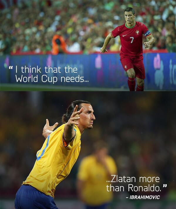 BasBeut's tweet image. "@EASPORTSFIFA: Agree? #Ibra #CR7 #WCQ http://t.co/mSlDEgYQzh"