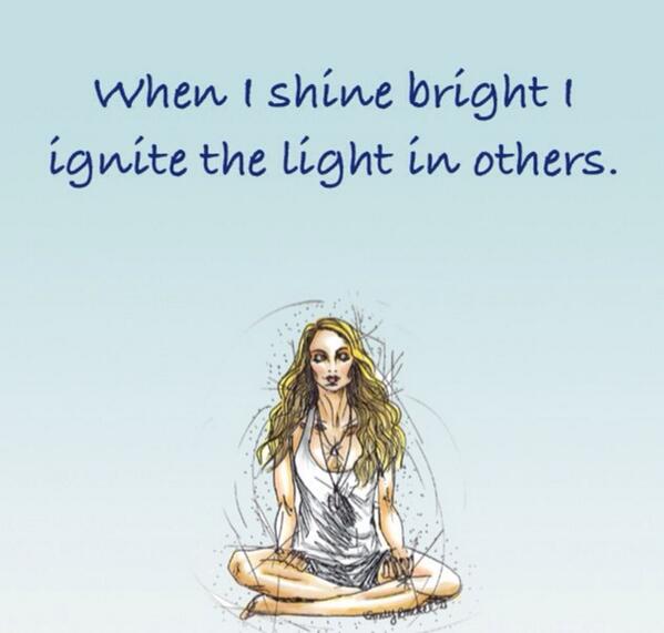 GabbyBernstein's tweet image. When you shine bright you ignite the light in others! Shine on #spiritjunkie's -- #spiritjunkieapp