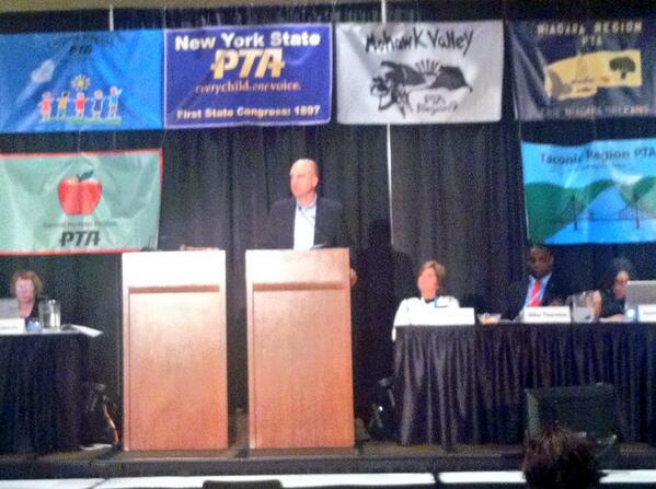 Deputy Commissioner Ken Wagner helps kick off our 117th convention as our first guest speaker. #nysptaconvention.