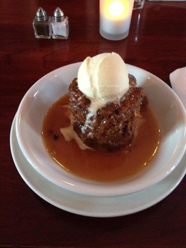 New dessert menu in the house! Try our spiced toffee pudding carrot cake with citrus ice cream.