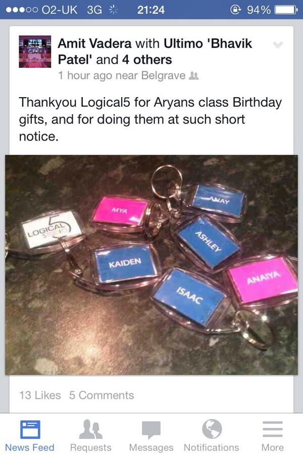 Logical5Studio's tweet image. Personalised key rings #keyrings #logical5studio
