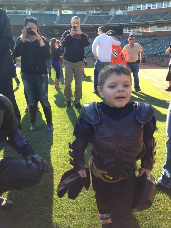 Cutest and sweetest superhero Gotham has ever seen! We love you #SFBatkid!