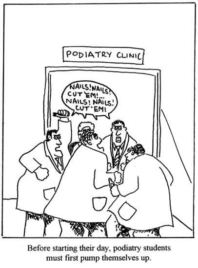 Haha! #joke #cartoon #podiatryhumor #podiatry #feet #nhfaa