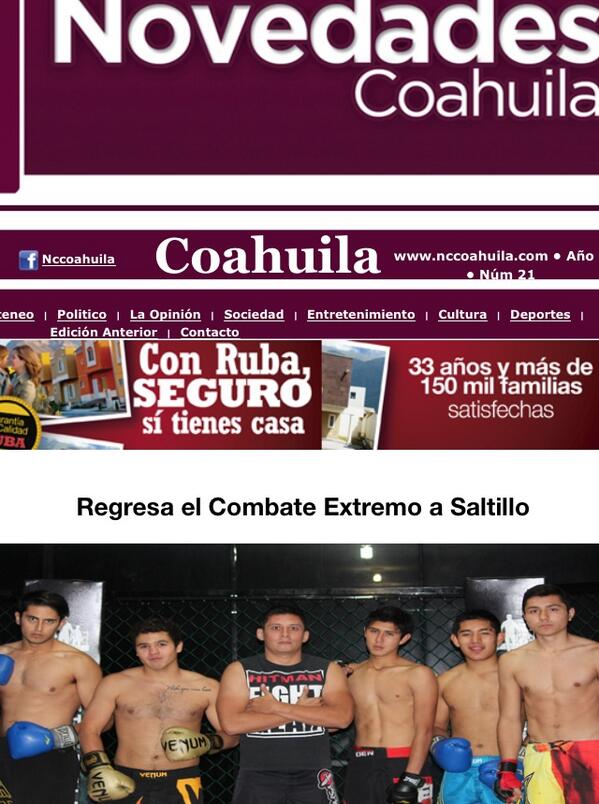 QUIROZCCALFUEGO's tweet photo. #MMA Academia Battlefiel Saltillo,el promotor @blaslopezrdz apoyando al talento local,traen la jaula @lainocentebar http://t.co/fylTCIAvAP