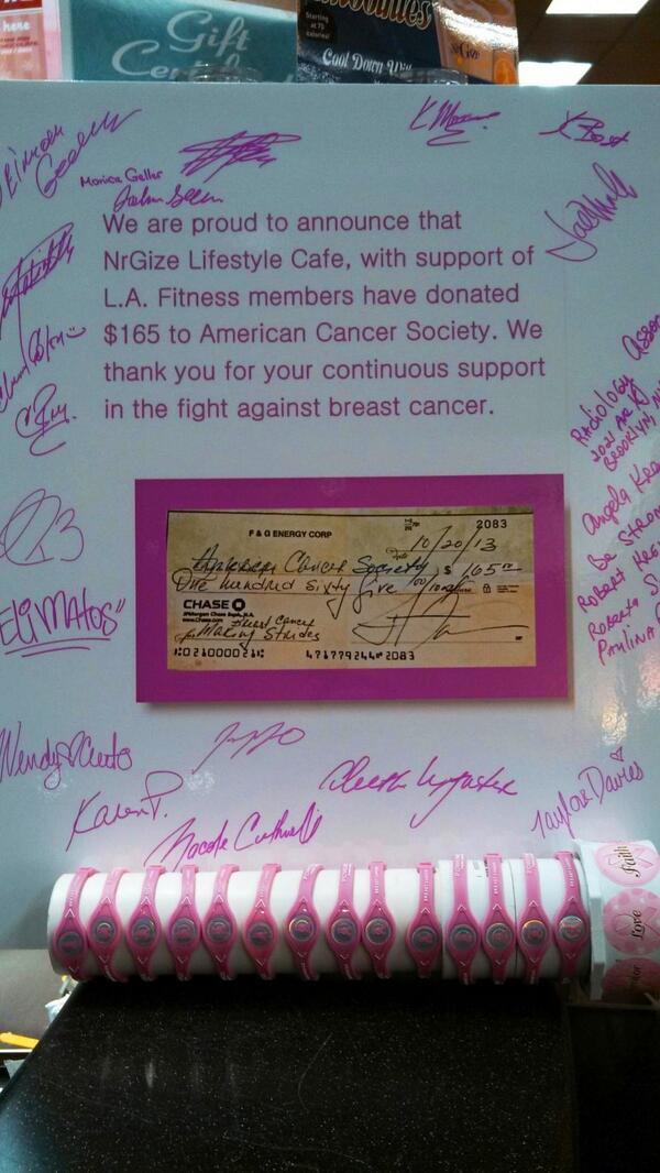 NrGizeRandolph's tweet photo. #nrgize #check #donations #raising #awareness #lafitness http://t.co/LWYMUpFsaq