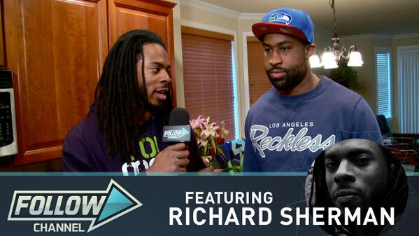 FollowChannelMM's tweet image. NEW Follow: @RSherman_25 interviews his partner in crime, @bbrowner27 made.mn/1avoy92