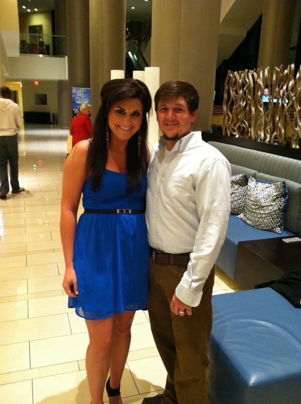 <a href="/iRacing/">iRacing</a> <a href="/NASCAR/">NASCAR</a> champion Tyler Hudson and beautiful bride ready for his NASCAR dinner!