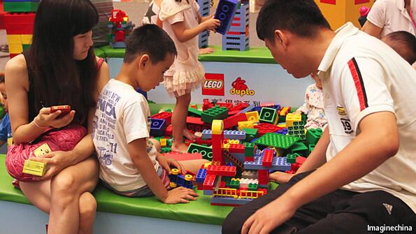 TheEconomist's tweet photo. After a strong 2012, Lego's sales to Asian consumers have risen by 35% so far this year http://t.co/7BAi2qxQLH http://t.co/R8NSxlxqBT