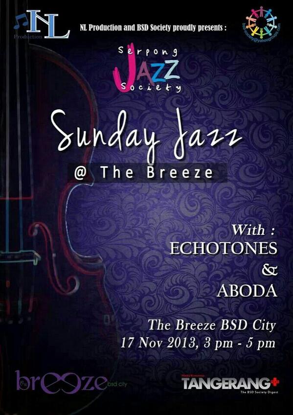 Jgn lupa besok jam 3 <a href="/EchotonesBand/">Echotones</a> main di the breeze bsd!!! @franky_sadikin (bass) <a href="/Adien_Fazmail/">Adien_Fazmail</a> (gitar)