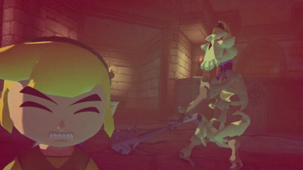 Linkstagram's tweet photo. this skull thing almost looks as old as ganon's mom http://t.co/KVDaBsAdz0