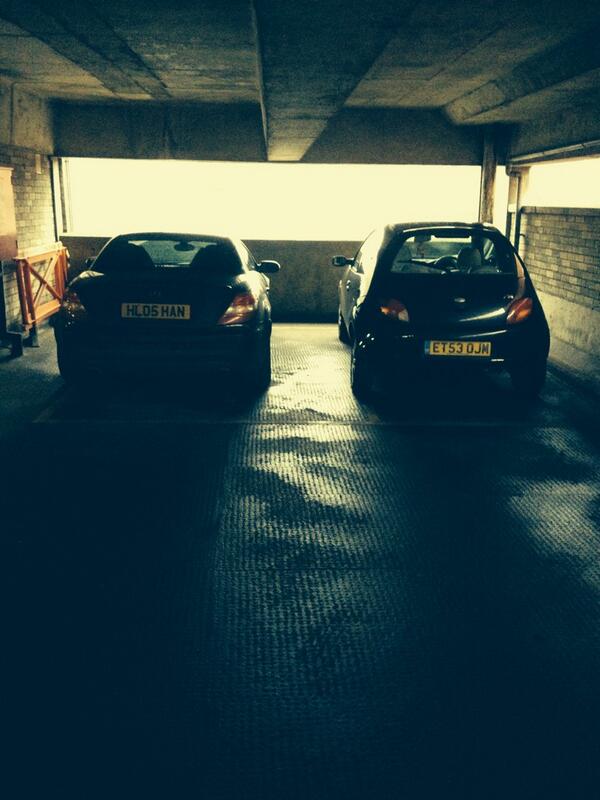 polkerdot3's tweet photo. Our usual Saturday parking #carfriends @hannahfflindsay http://t.co/UMoXBGkGqd