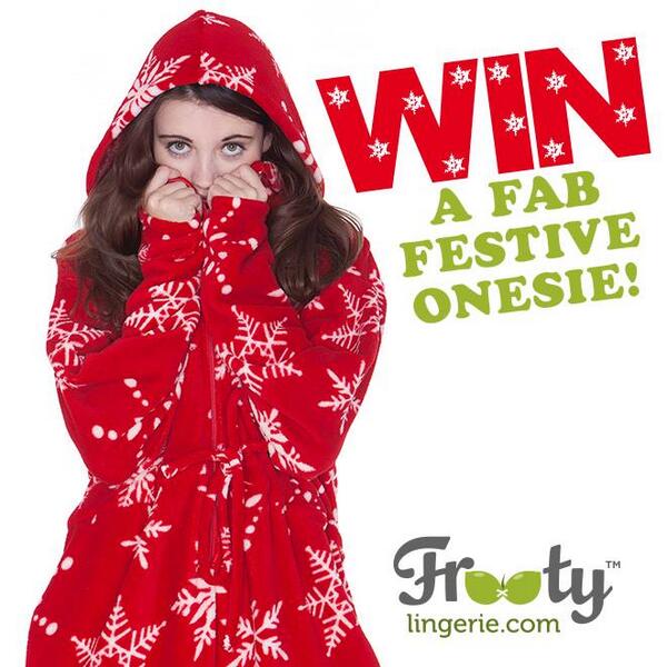 FrootyLingerie's tweet photo. WIN an amazing snowflake onesie, sign up to the Frooty mailing list &amp; enter your details at http://t.co/UxL1fcRDtW http://t.co/Vt004BbHZm