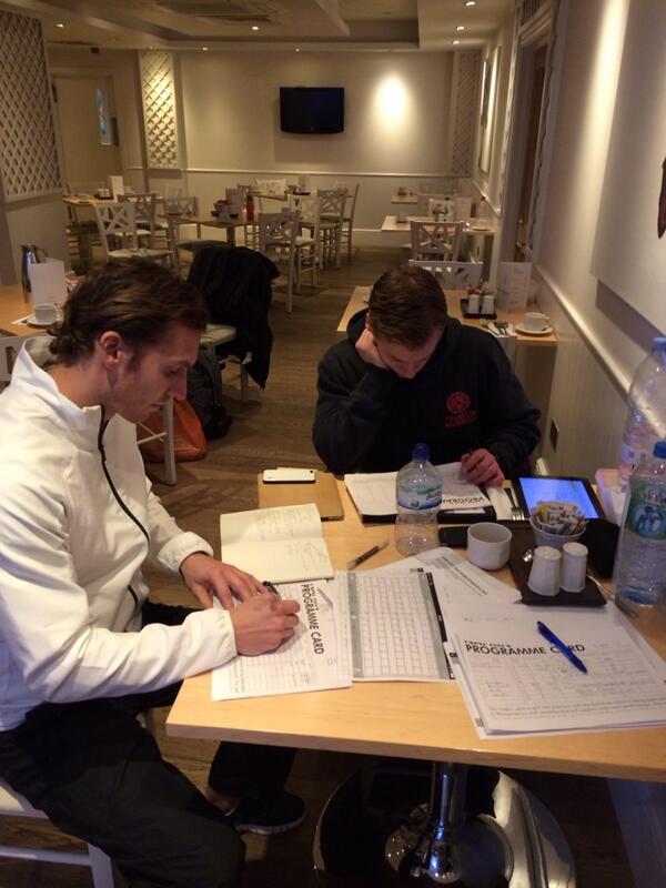 Study time! <a href="/TheRealJC89/">James Crew</a> <a href="/MikePrestonFF/">Mike Preston</a> #fasterglobal #directorscousre