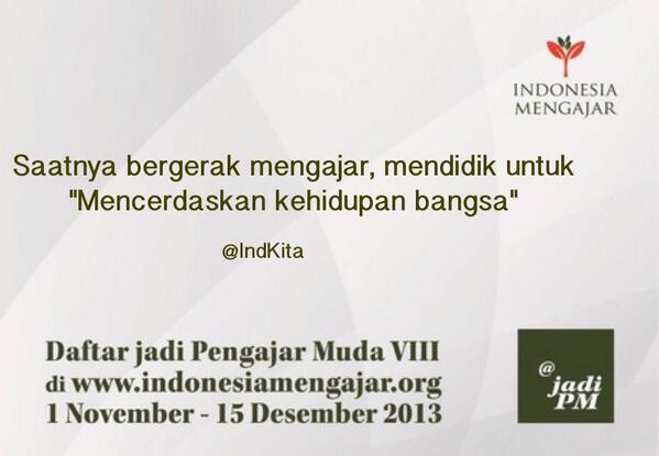 Indkita's tweet photo. Besok CFD bareng @pengajarmuda @jadiPM dateng yuk dan bikin kata kata seperti ini http://t.co/NEYuYy9gTH