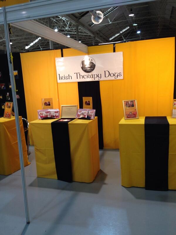 Come & say hello if you're at #petexpo to at the #RDS #irishTherapyDogs