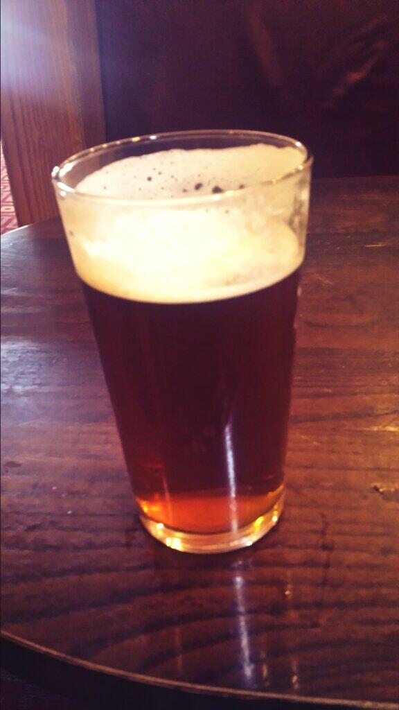 Connecting train cancelled solo pint it is then!