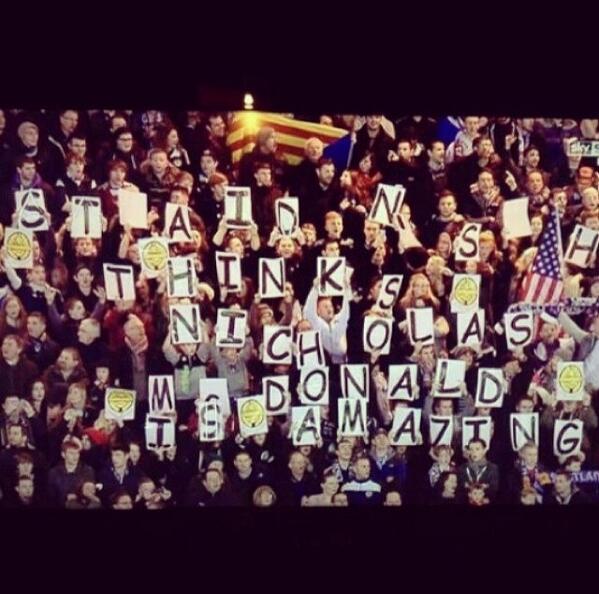 MithchellKeir's tweet image. @StAidansHigh @nickymcdonald1  us on the tv last night at the game #worldsbestfans