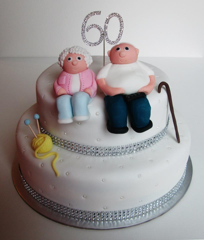 Lou's B&D on Twitter: "Diamond Wedding Anniversary cake ...