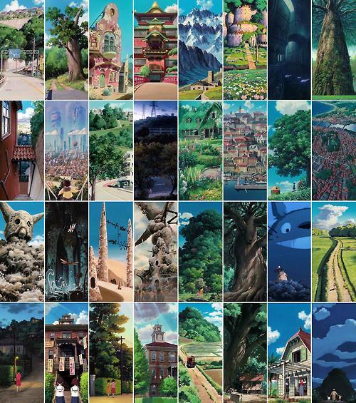 ghibli_daisuki_'s tweet photo. 【ジブリ映画のシーン】 
３２個のシーン♡
みんなはどのシーン分かった？♪ https://t.co/M7eusOGj5O