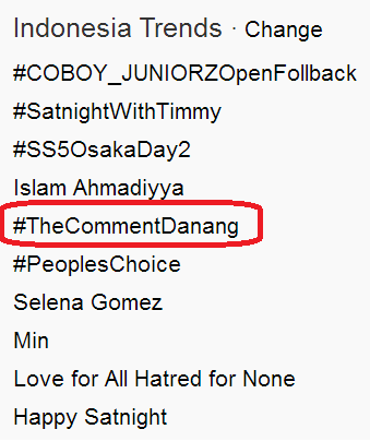 Netverseid's tweet photo. Mana nih tim #TheCommentDarto ??? http://t.co/pq6OsyuC0w